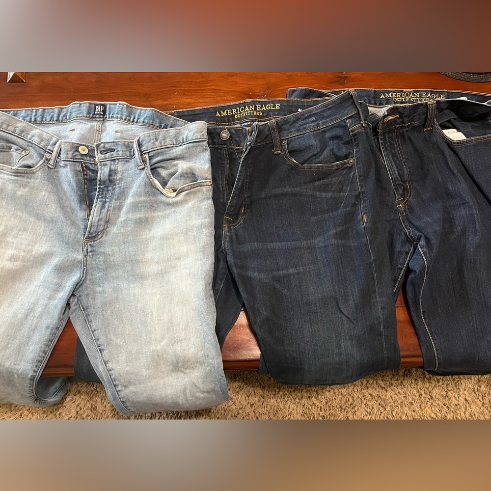 Men’s Jeans - Gap and American Eagle